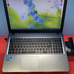  ASUS NOTEBOOK  Looks  LIKE  NEW.240. GB  SSD…..4.0-RAM .FASTER  and  READY FOR CLASSES  ON LINE OR WORK FROM HOME (ZOOM) Comes With Warranty ….
