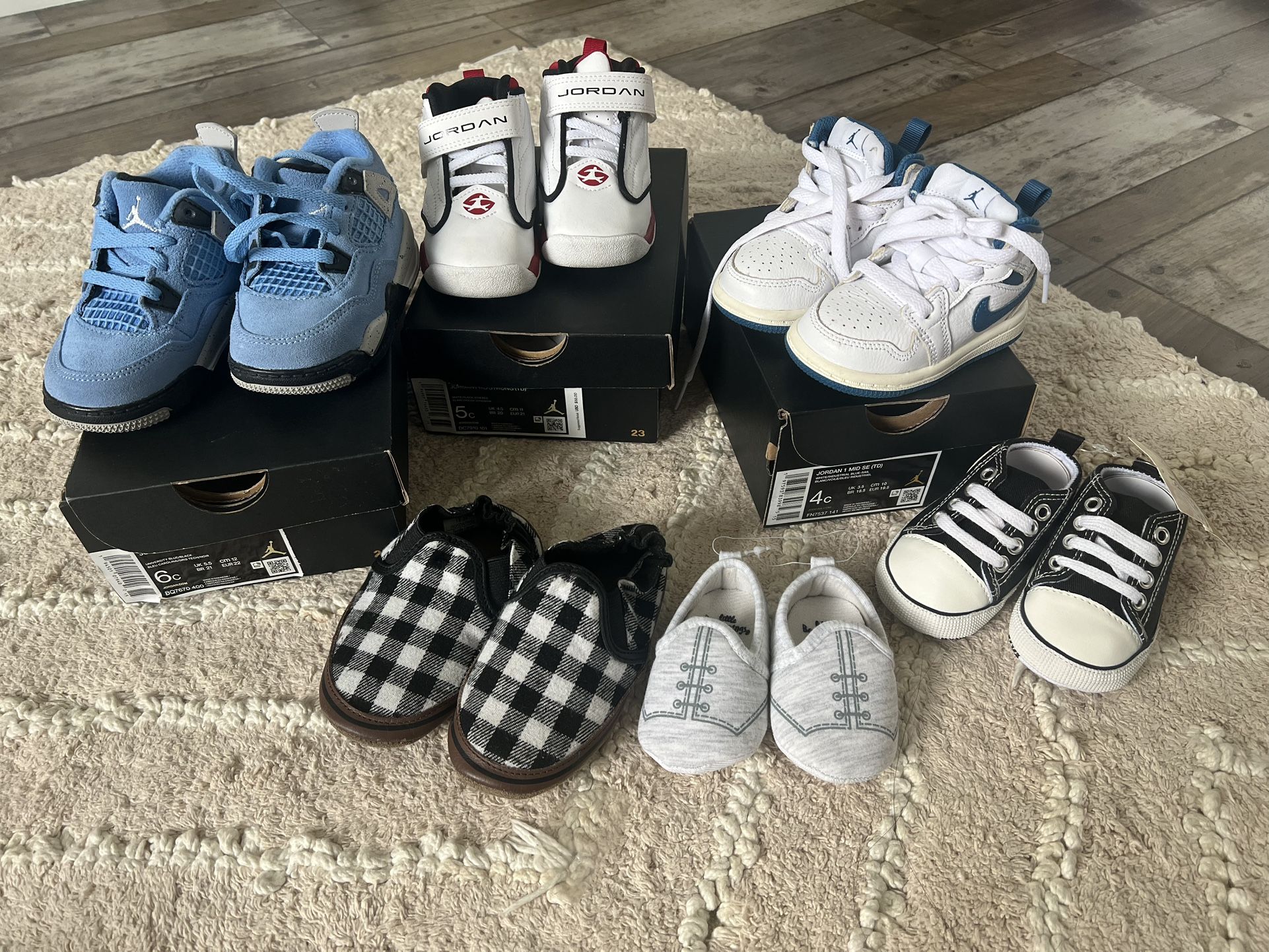 Baby Jordan Shoe Bundle, New Robes and Outfits - $200 OBO (Over $400 Retail!)
