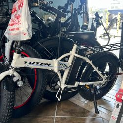 ⚡️🔥 ELECTRIC BIKE SALE 🔥⚡️  Ride in style this summer with this powerful TOTEM folding electric bike! 🚴‍♂️⚡️  ✅ Electric assist motor ✅ Fat tires f