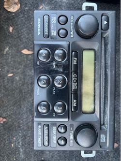 2000 accord radio