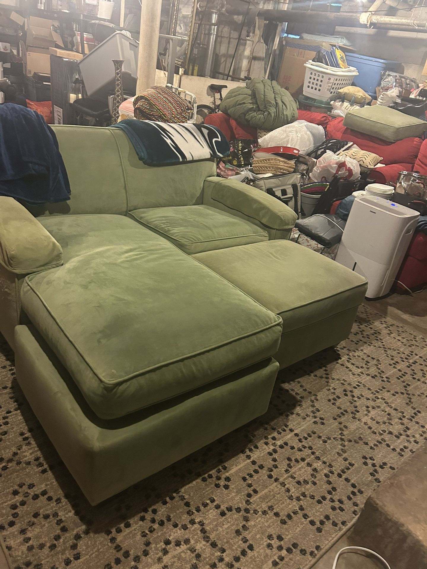 Couch With Ottoman 