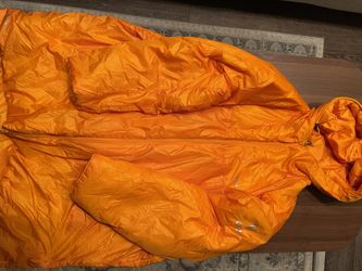 Helly Hansen Odin Stretch Hooded Insulated Jacket Mens Orange Sz XL