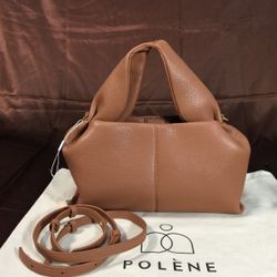 Polene Numero neuf Camel Crossbody Bag