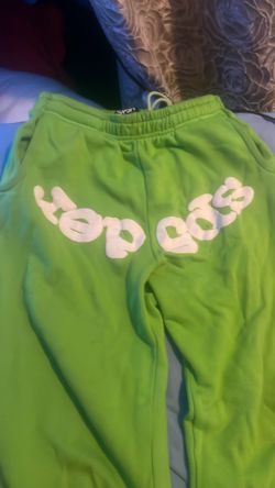 Spider green pants