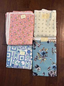 Assorted Cuts Of Flannel Fabric
