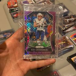 Rob Gronkowski 2019 Panini Prizm Football /49 Patriots 
