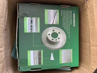 For BMW X3 04-10 Nakamoto front disc brake rotor Left and Right