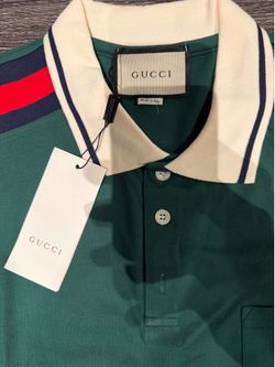 Gucci green polo shirt Size XL