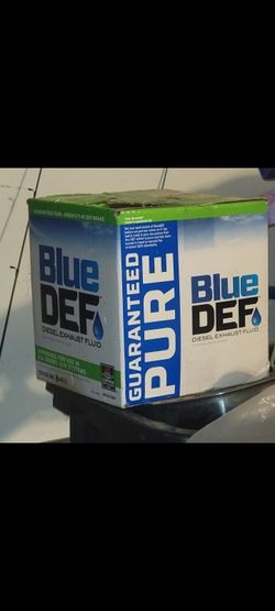 Blue DEF DIESEL EXHAUST FLUID