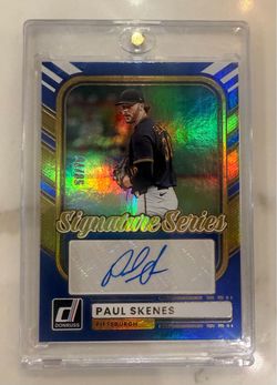 2026 Donruss Baseball Paul Skenes #SS-PS Signature Series Auto Blue SSP /75 MVP