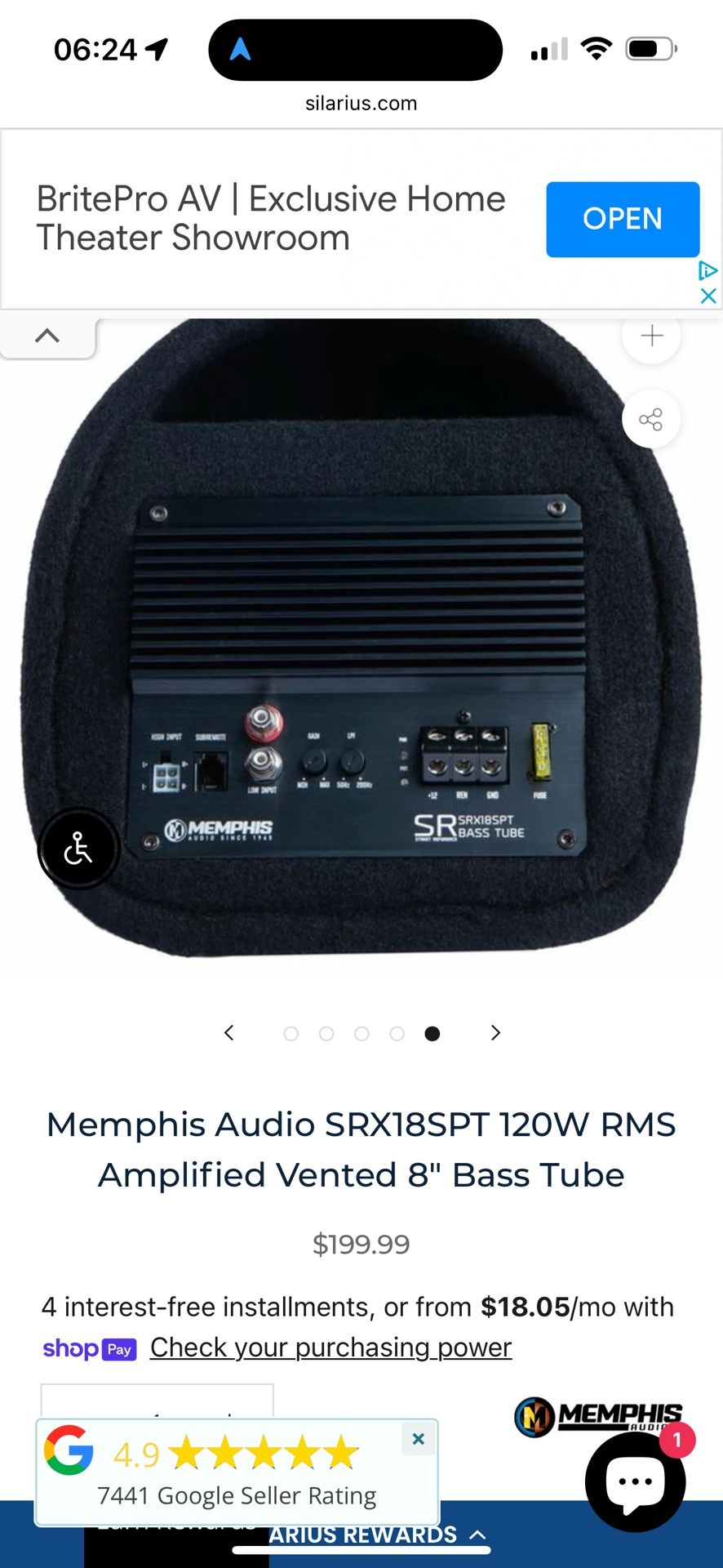 Kenwood And Memphis Subwoofer