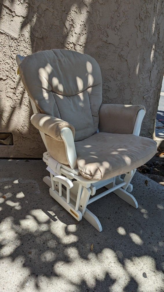 Shermag Glider Rocker & Ottoman Baby Rocking Chair