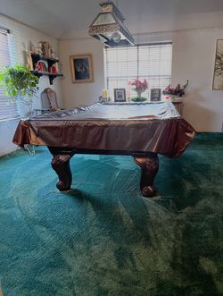 Vintage Custom 8ft Slate Pool Table - Murrey & Sons⁠
