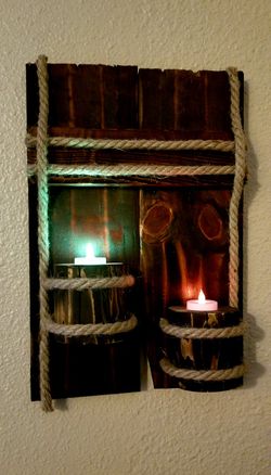 Sconce candle holder