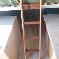 Custom Hand Made Pine Ladder For Camper Van