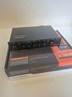 POWERBASS 4 BAND EQUALIZER 10 VOLTS