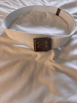 Under Armour White Golf Belts