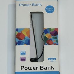 Power Bank Mini Portable Charger 2600mAh Micro Input USB Output External Battery