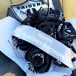 Bandana Roses Raiders Gifts RIP Crosses