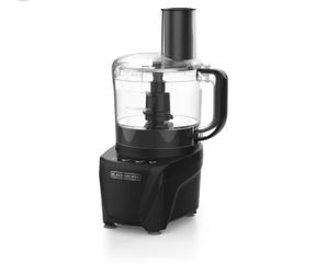 BLACK+DECKER Easy Assembly 8-Cup Food Processor 850W 2 Speeds +Pulse Chop Puree