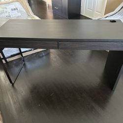 Black/Brown IKEA Desk