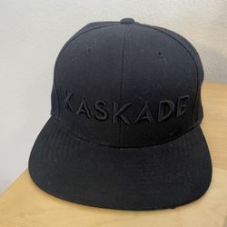Kaskade Signed Hat, Flat Brim Black Hat