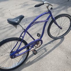 Dyno Glide Deluxe Medium Steel Beach Cruiser Single Spd Bike Rides Great 💯