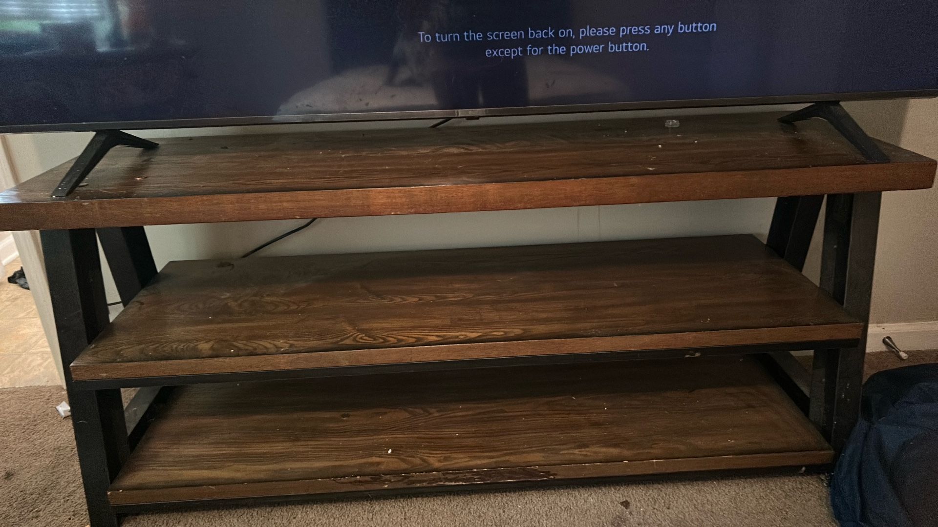 This is a good TV stand in good condition