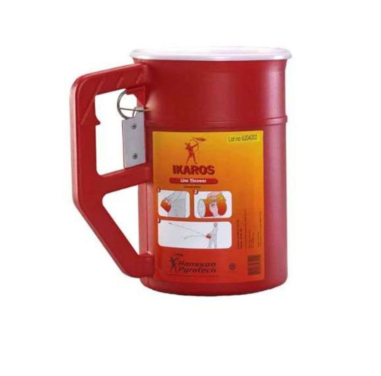 Ikaros CI3461P, Complete Line Thrower, Orange 2 Pieces