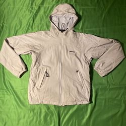 Women’s Patagonia Jacket W Hood Soft shell Zip Closure In Grey Size S
