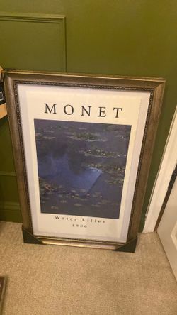 Claude Monet Framed Art New
