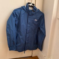 REI Rain Jacket. 14-16yr Boys. Blue 