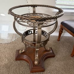 Glass Top Table 