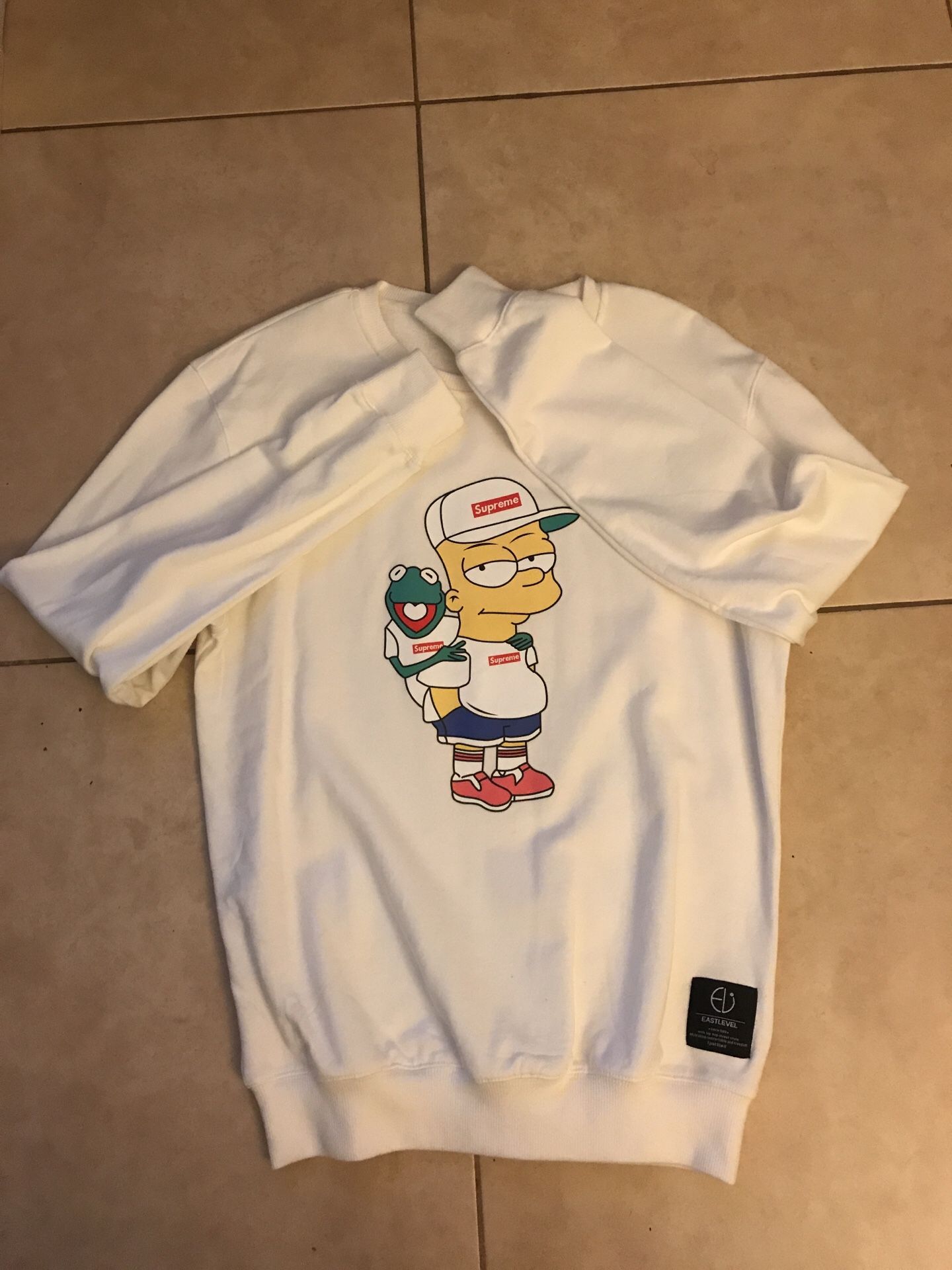 Supreme Bart Simpson x Kermit CrewNeck