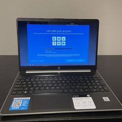 HP 15.6" laptop, Intel Core i3 Gen 10, Windows 10, Touch Screen