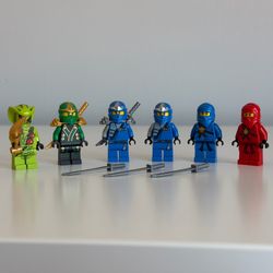 LEGO Ninjago Minifigures | Kai, Jay ZX, Lloyd ZX & Lasha