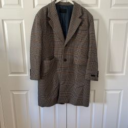 Prada Men’s Authentic Houndstooth Wool Coat
