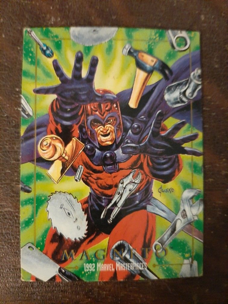 x1 1992 Skybox Marvel Masterpieces Magneto #49 Card