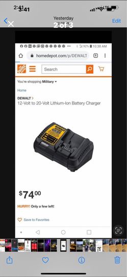 NEW DEWALT CHARGE 