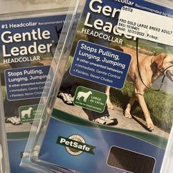 Gentle leader Dog Leash Collar New 