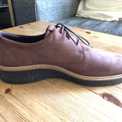 Mens Shoes  - Ecco ST.1 Hybrid / Leather Derby Shoe / Shoes - Size 10-10.5