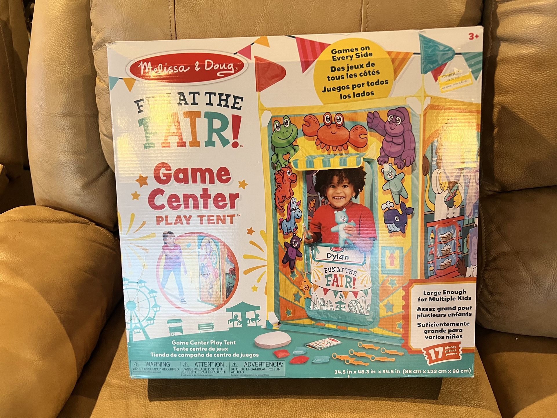 Melissa & Doug Fun At The Fair! Game Center Tent