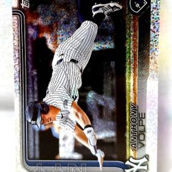 2025 Anthony Volpe Topps Confetti Foil New York Yankees Baseball Card