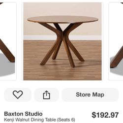 Baxton Studio Dining Table 