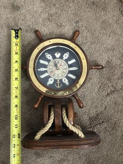Boat themed clock