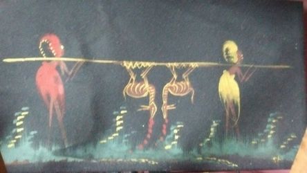African art on cloth