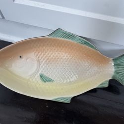 Japanese "Tanaka Kiln" (田中窯) Fish Platter. 15”