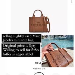 Marc Jacob’s Mini Tote Bag