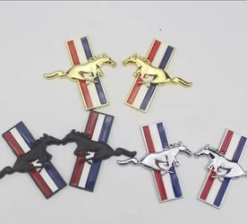 2PCS Ford Mustang Side Fender badges 8.5x9cm see all 11 pics sold separately SHIPPING AVAILABLE2PCS Ford Mustang Side Fender badges 8.5x9cm see all 11