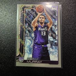 KEEGAN MURRAY SACRAMENTO KINGS CHRISTMAS TOPPS NBA SPORTS CARD!